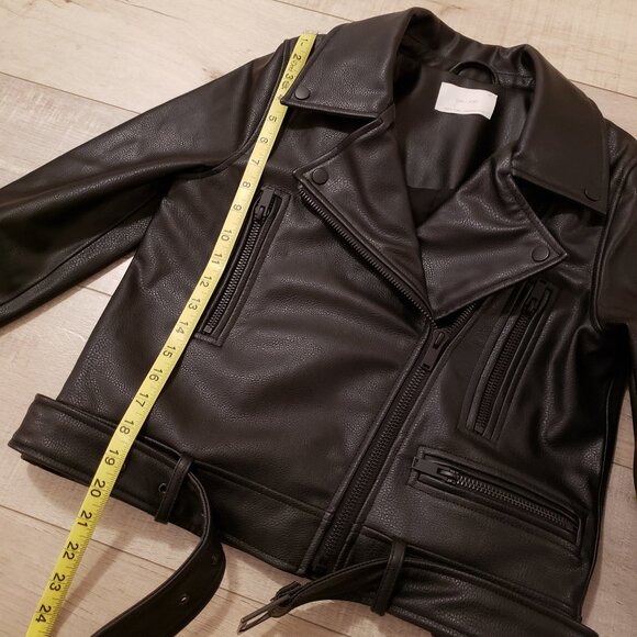 OAK + FORT Vegan Moto Leather - Picture 6 of 8